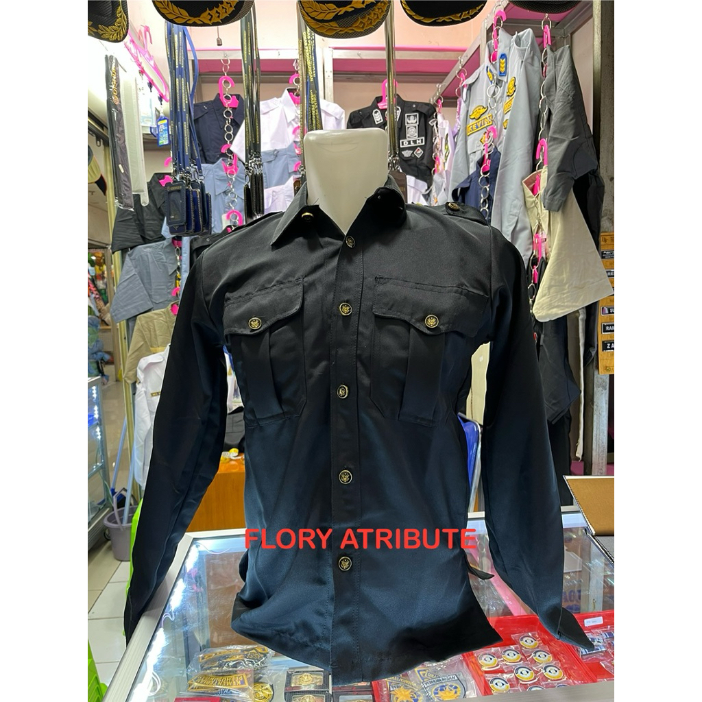 SERAGAM SAFARI SECURITY 1 STEL (BAJU DAN CELANA)