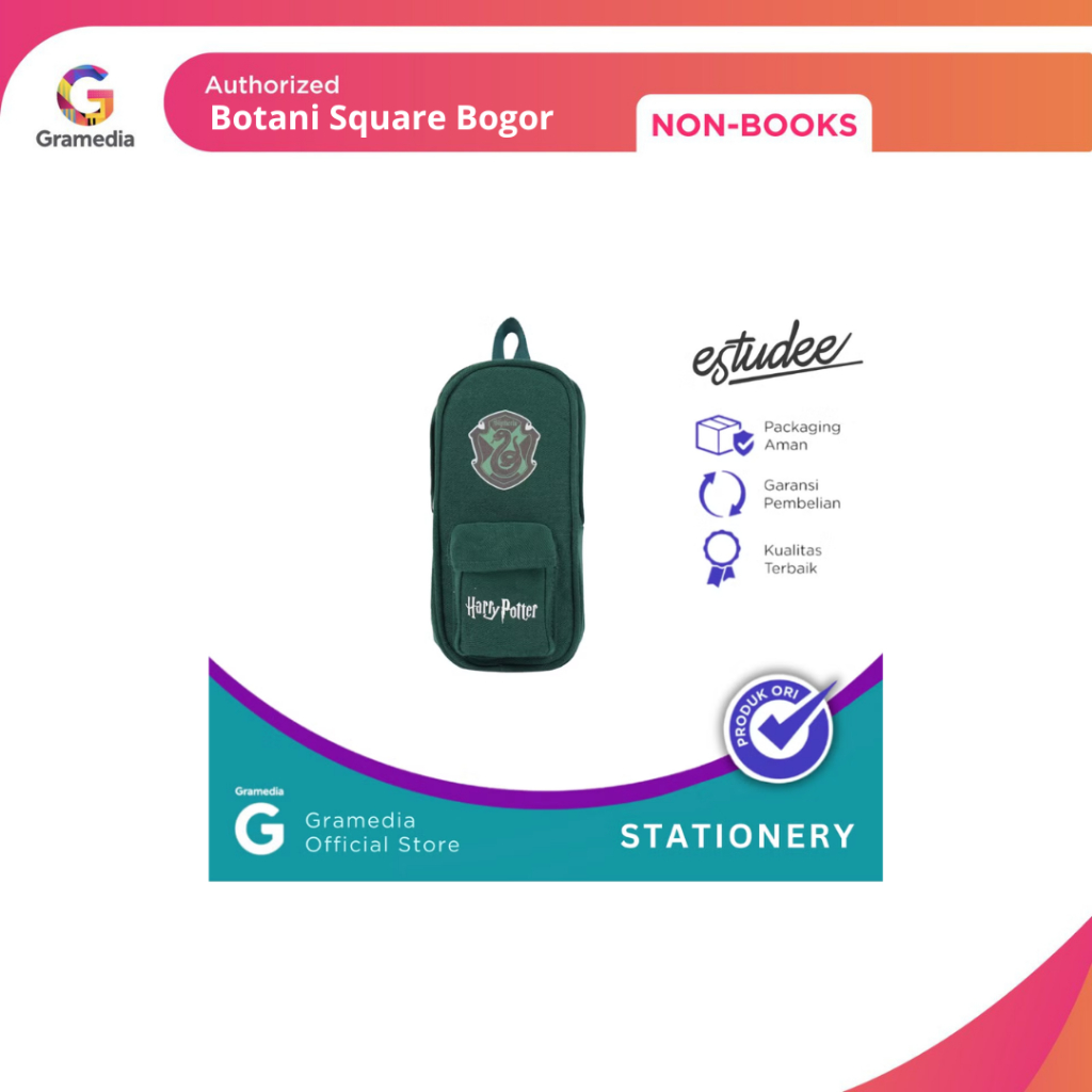 

NEW PRODUCT GRAMEDIA BOGOR - ESTUDEE PENCILCASE HARRY POTTER SLYTHERIN JAVABSJSG