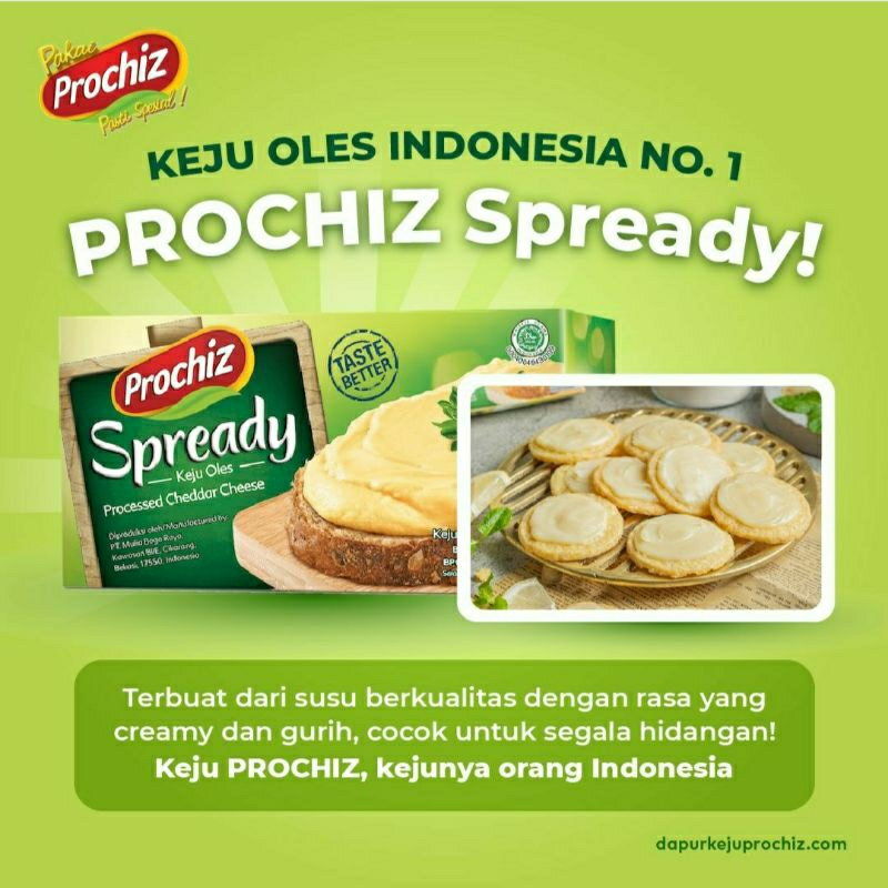 

Prochiz Spready Keju Oles 160gr
