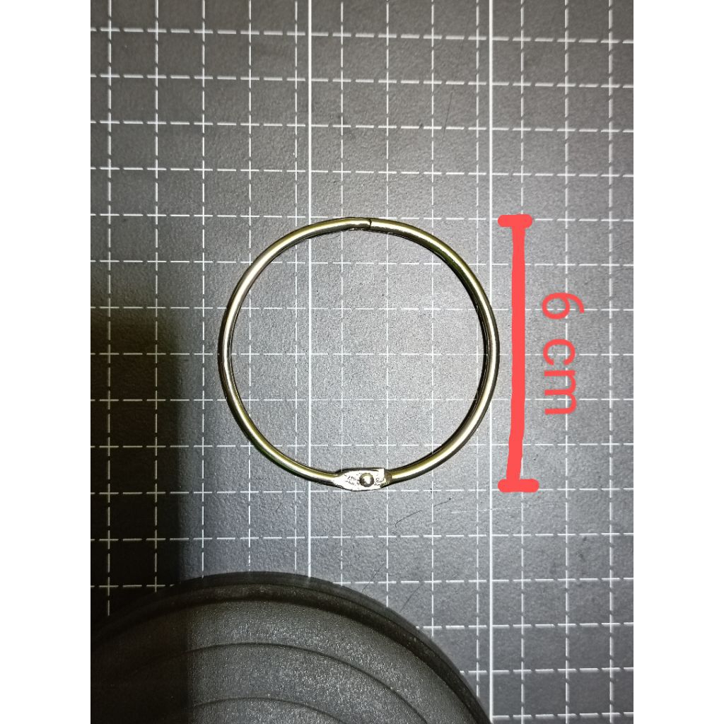 

RING BINDER STAINLESS STEEL D6MM 6CM (RAP)