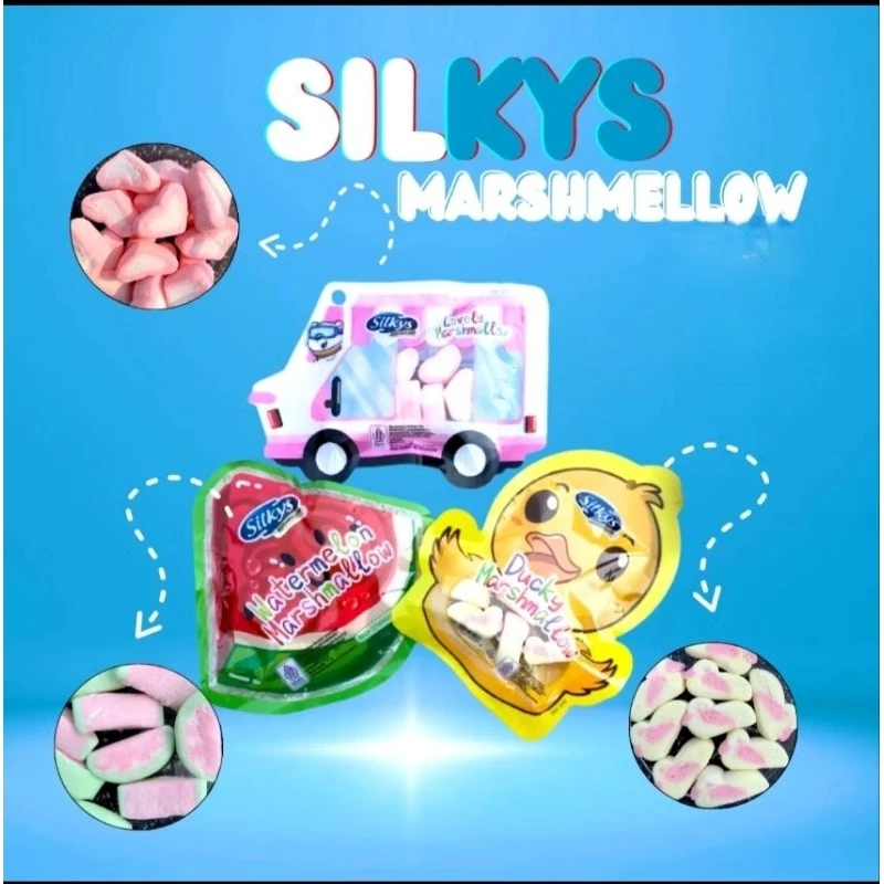 

Silkys Marshmellow Karakter Pack isi 10pcs / Marshmallow Karakter