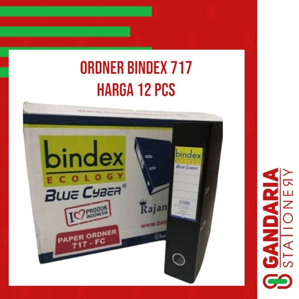 

ORDNER ODNER BINDEX 717 FOLIO - 1 Dus (12 Pcs)