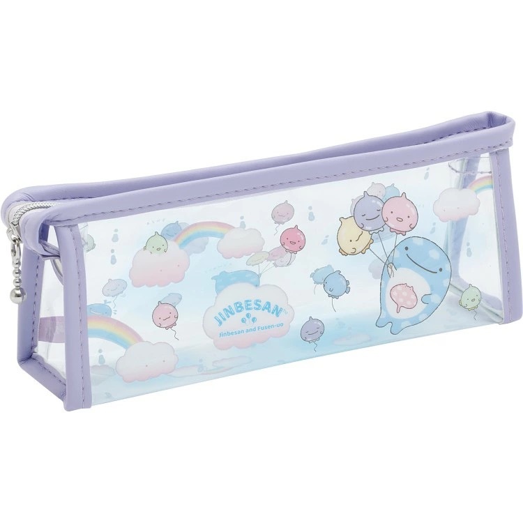 

Pencil Case San-X Jinbesan Fusen-uo Transparent Kotak Pensil Storage Pouch Anak Anak Limited Edition