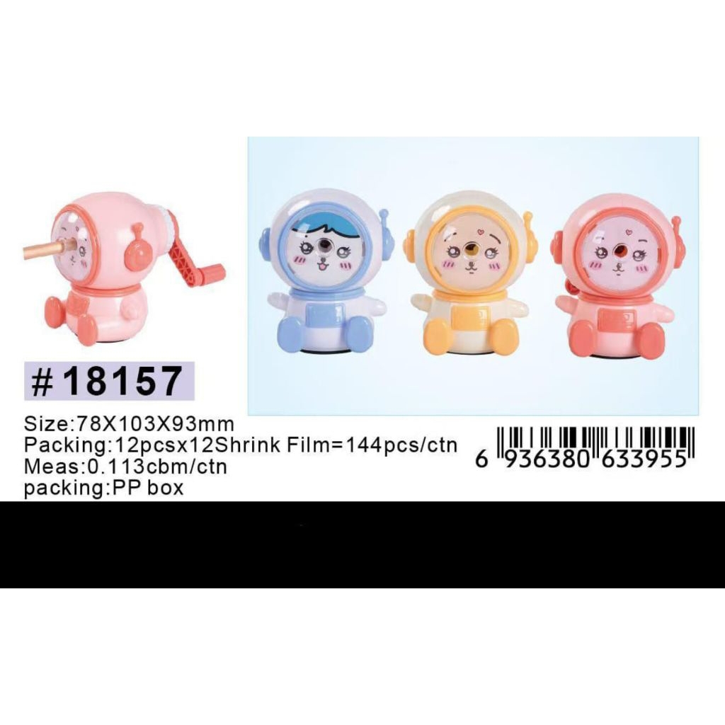 

Serutan pencil astronot lucu/ rautan pensil putar/ sharpener astronout/ ongotan pensil 18157