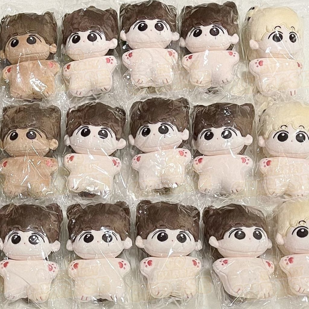 [ready] mark haechan doll qq cheetah & qq bear 10cm nct