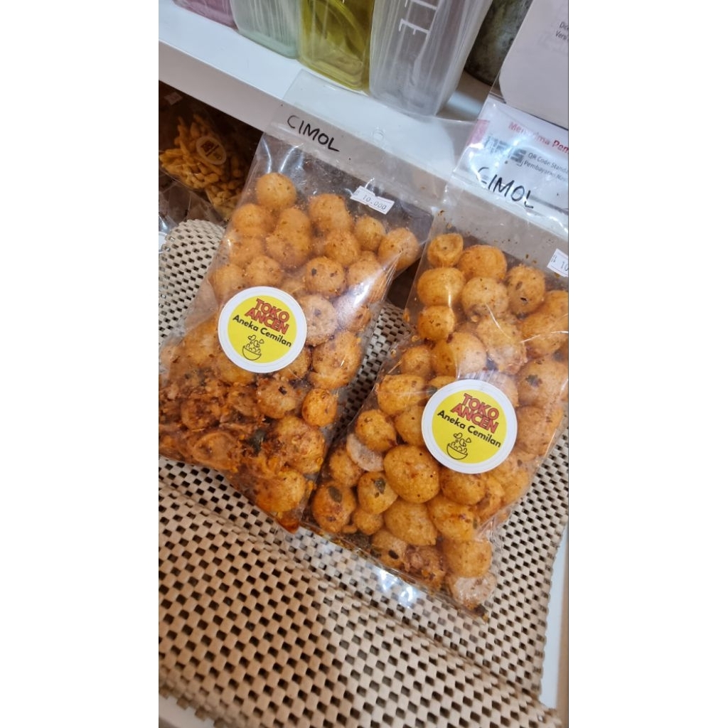 

cimol kering dengan berat 70gr