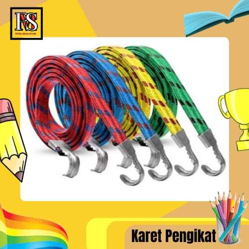 PUTRA MEGA STORE #TALI BAGASI  KARDUS 2 METER /TALI KARET PENGIKAT BARANG MOTOR 2M/TALI IKAT BARANG 