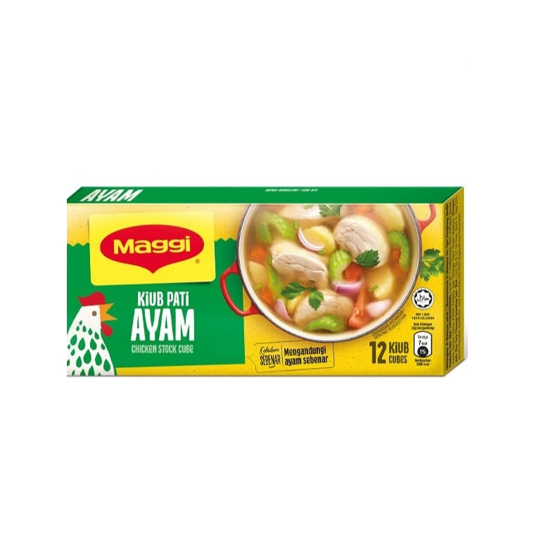 

Maggi Kiub Pati Ayam 12 Cubes 120g