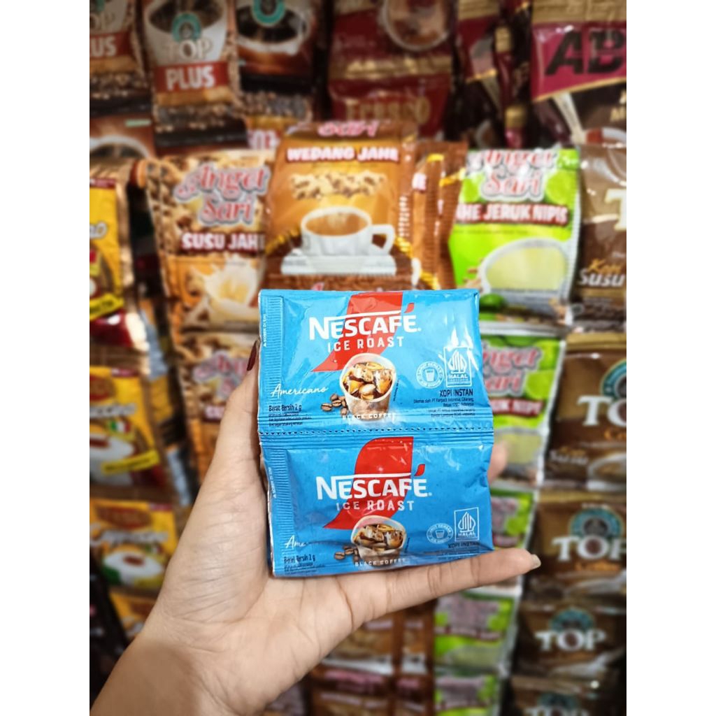 

Nescafe Ice Roast Americano Es Kopi Instan 1 Renceng isi (10 Sachet)