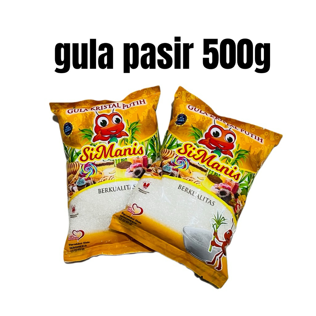 

gula pasir 500 gram gula simanis 1/2kg gula premium pilihan