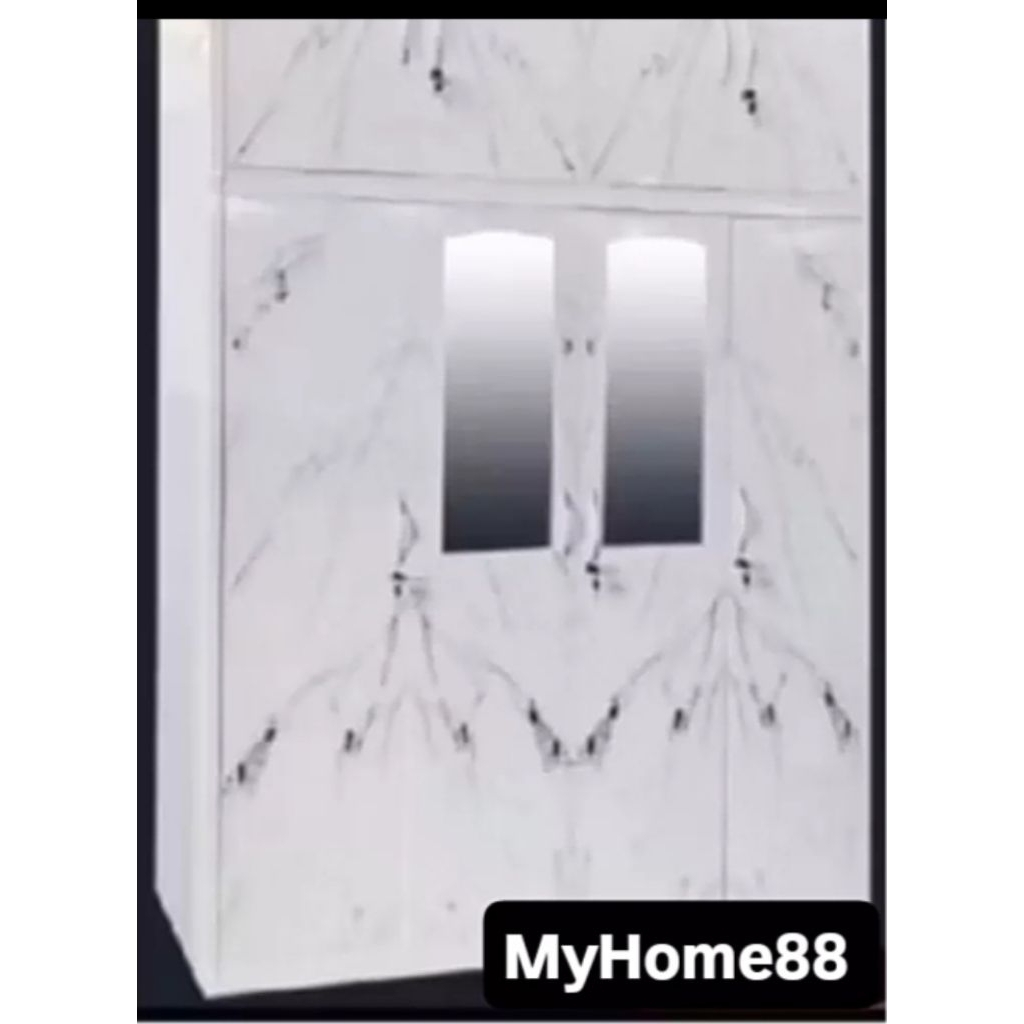 Lemari pakaian besi 4pintu jumbo best price