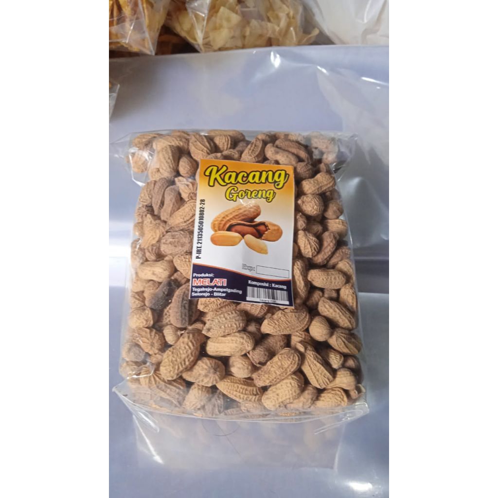 

Kacang Kulit Sangrai Tanpa Bahan Pengawet 500g 1kg