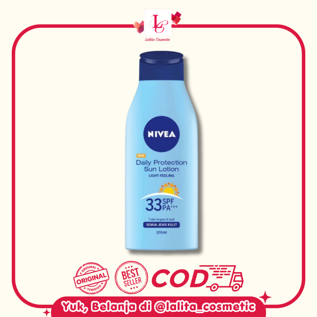 NIVEA DAILY SUN LOTION 33 spf PA 100 ml/Suncreen/SUNBLOCK/NIVEA