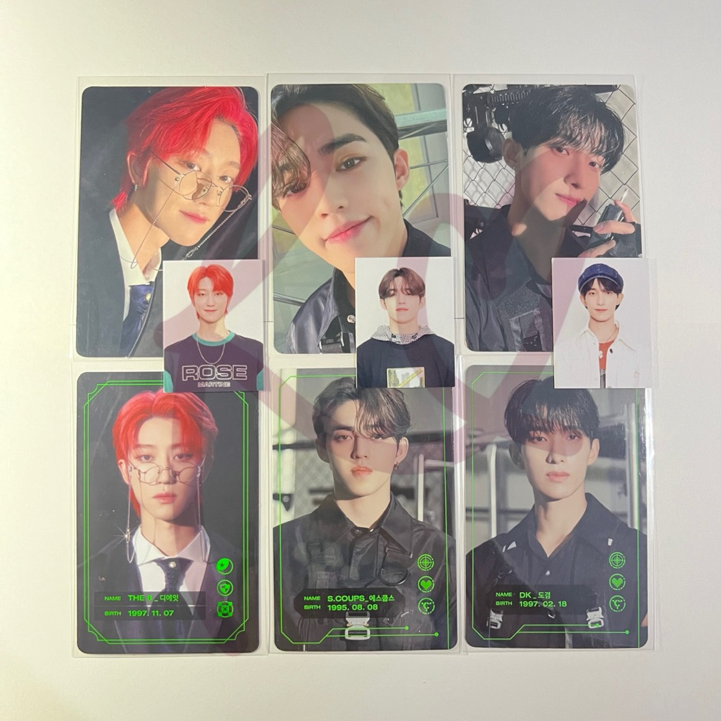 [TAKE ALL] Seventeen 7th Membership Gameboi Photocard Set The8, Scoups, DK - minghao seungcheol doky