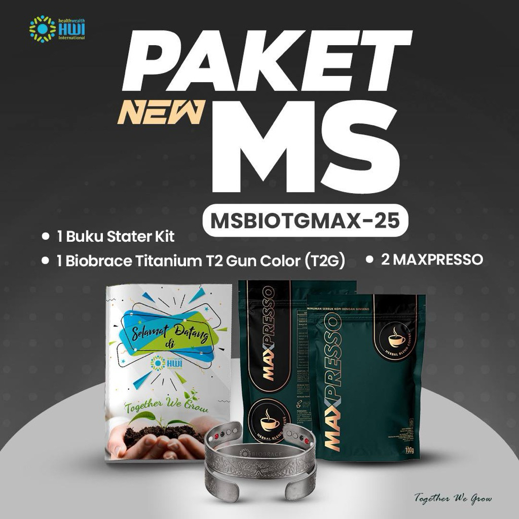 Paket Pendaftaran / Paket Join Distributor HWI Maxpresso