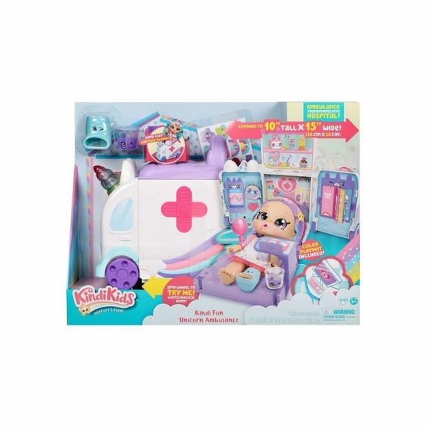 Kindi Kids : Kindi Fun UNICORN AMBULANCE Playset [Original]