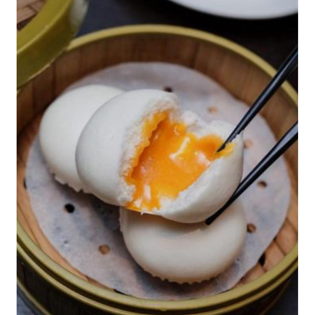 

bakpao telur asin isi 10 di jamin halal