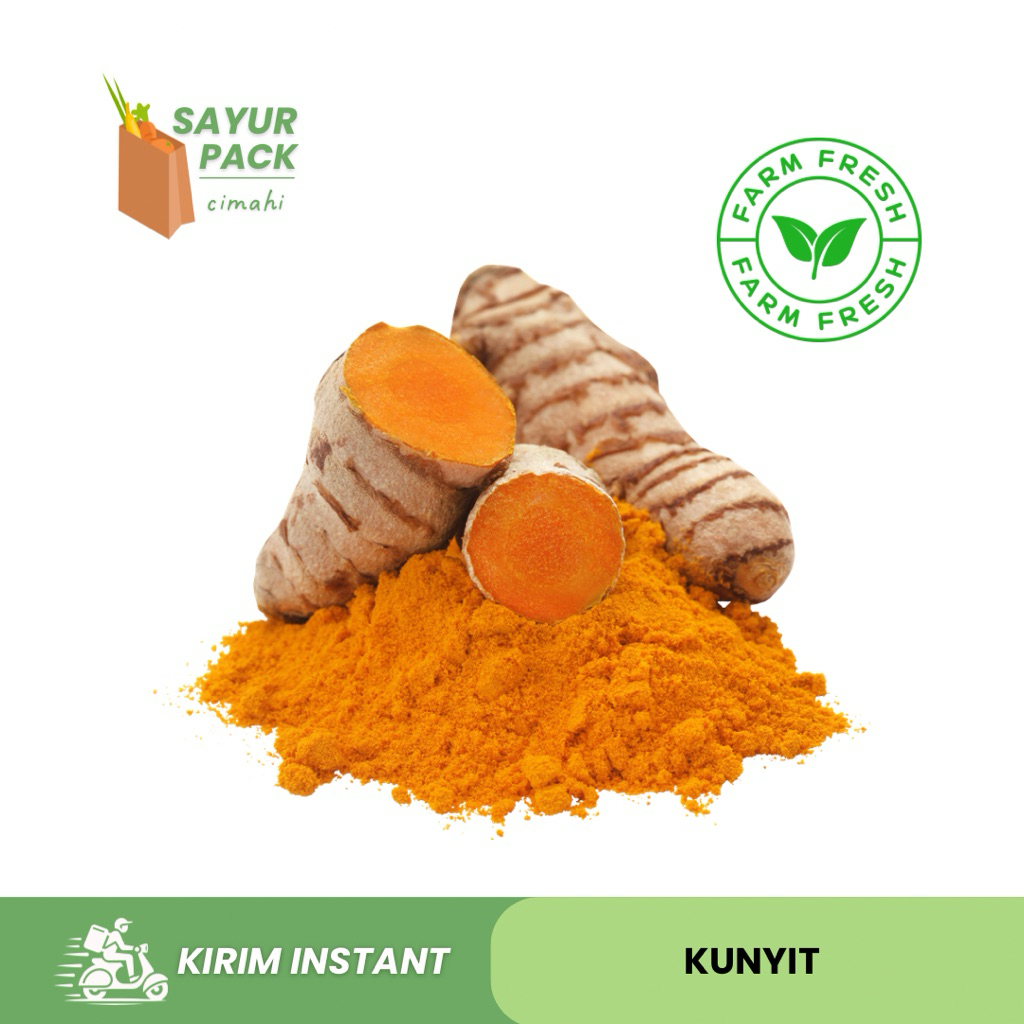 

KUNYIT 100 gram | bumbu kuning | kunyit segar | sayur instant cimahi