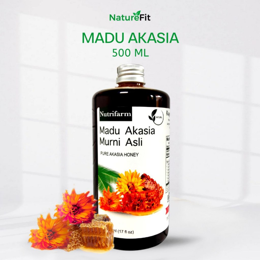 

COD Madu Akasia 500ml (770g) Murni Asli 100% Tanpa Campuran