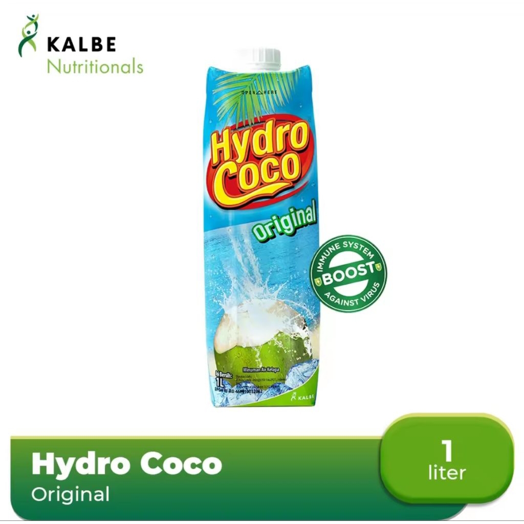 

Hydro Coco Original 1 Liter | Air Kelapa Segar & Alami | Minuman Sehat Bebas Pengawet