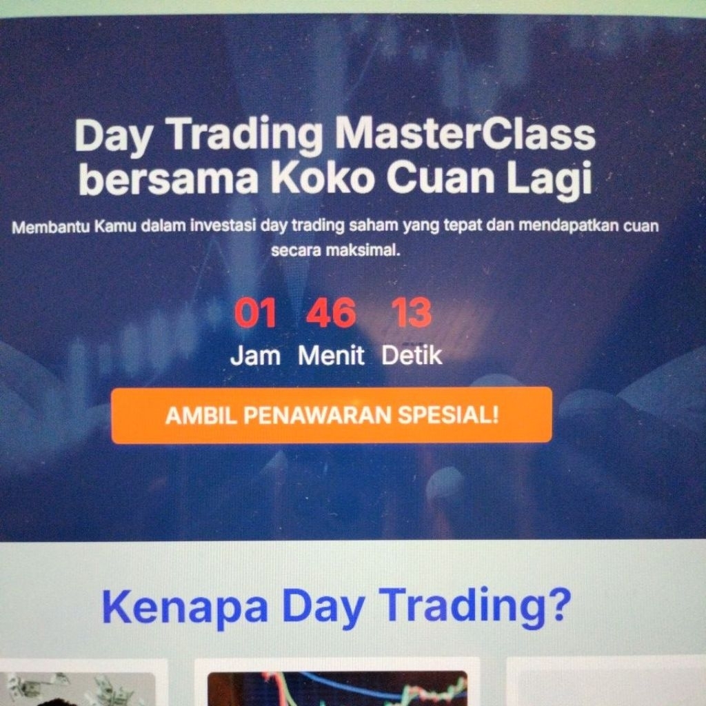 

Day Trading Masterclass Organik