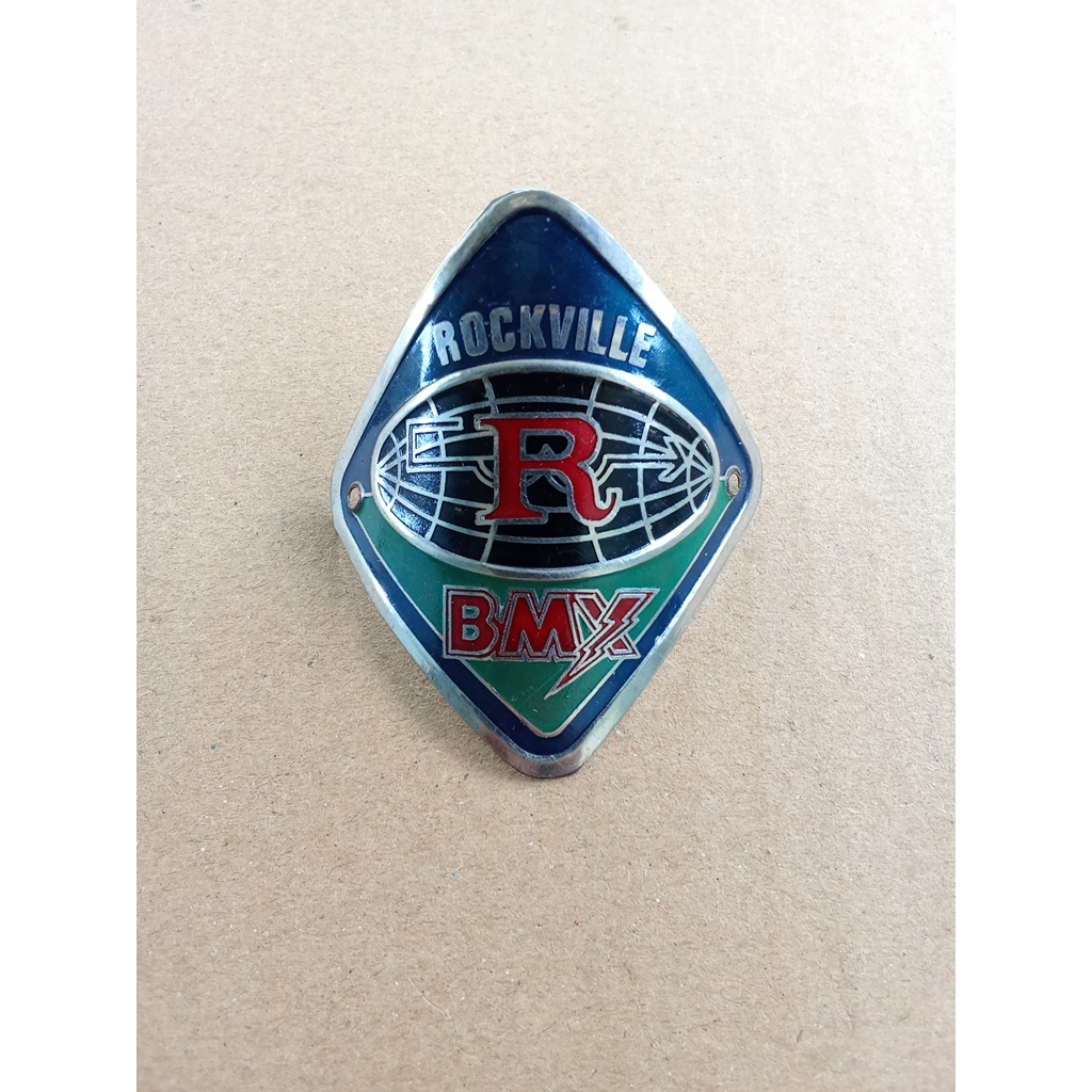 Emblem Plat Merk Sepeda BMX Rockville