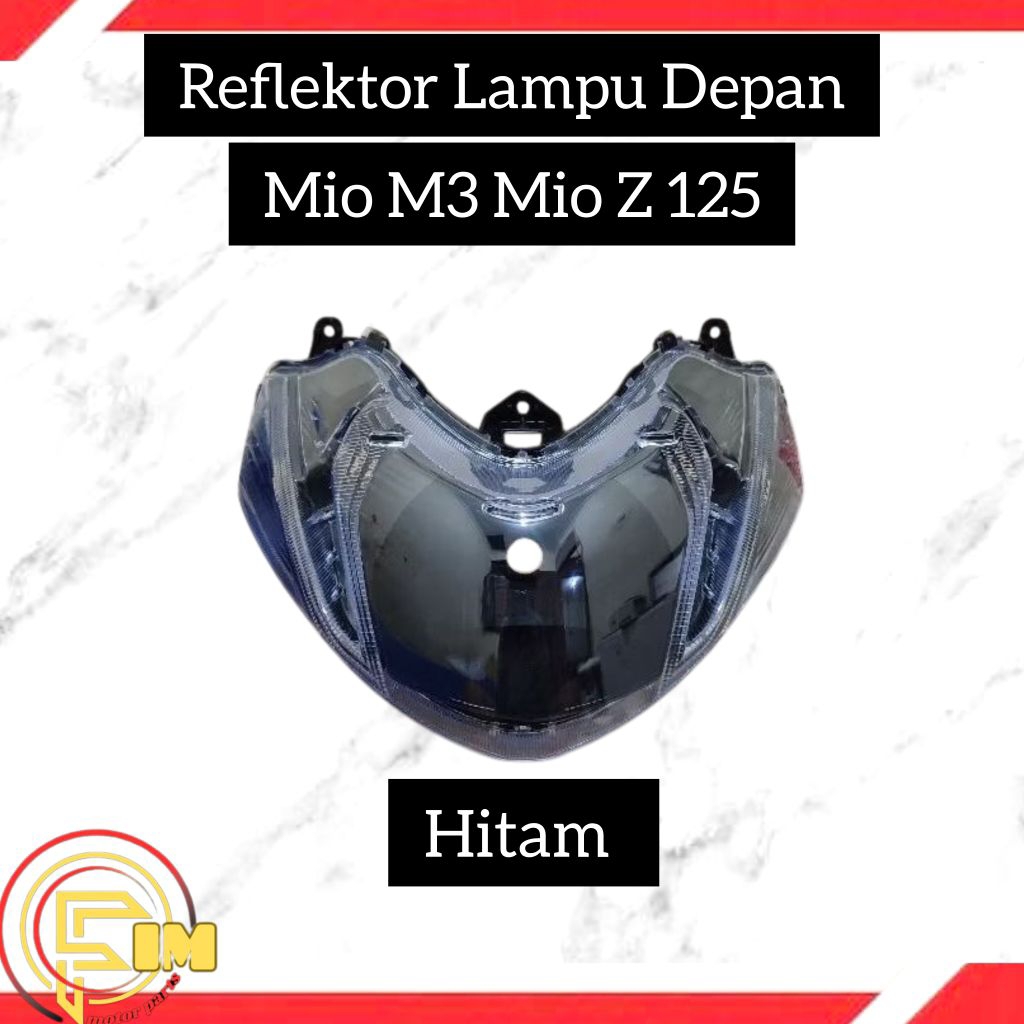 Reflektor Lampu Depan Mio M3 Mio Z 125 Custom Hitam