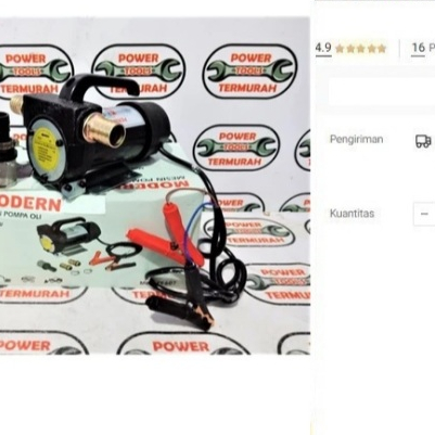 

Pompa Oli Aki MODERN FY-607 Minyak Solar Pakai Accu Sedot Oil Bensin