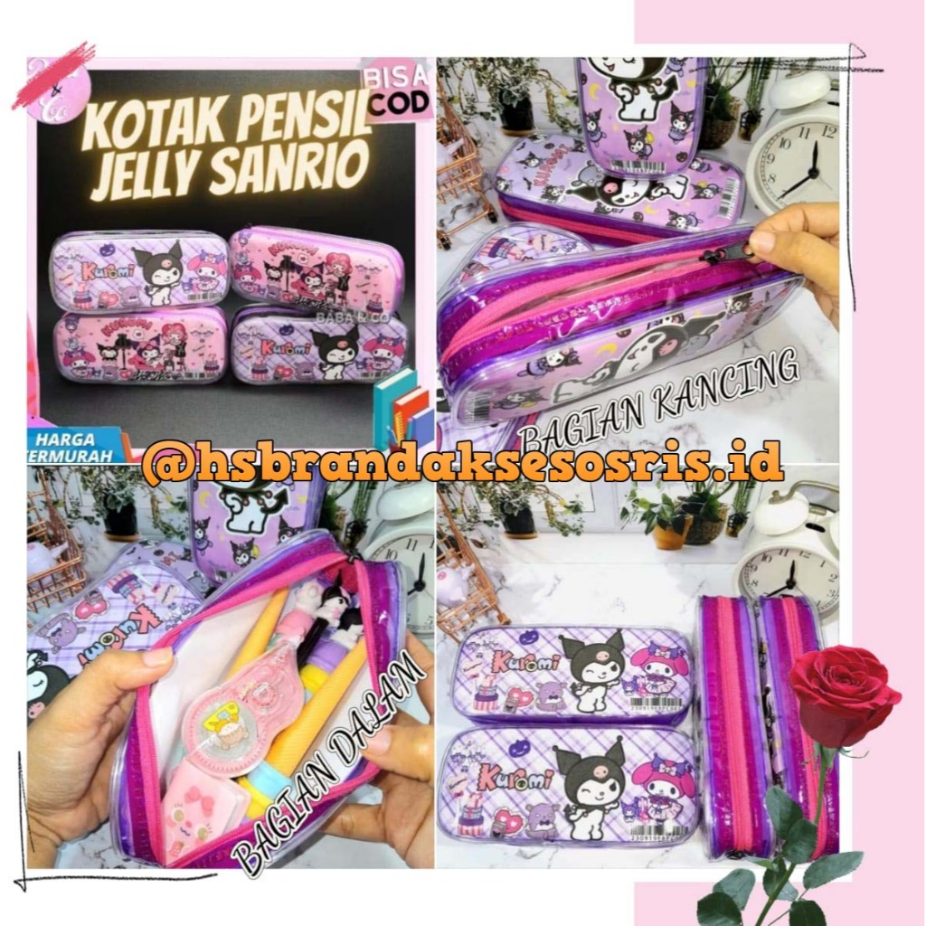

TEMPAT PENSIL RESLETING KARAKTER / KOTAK PENSIL ANAK / PERALATAN SEKOLAH ANAK / PENCIL CASE / KOTAK PENSIL JELLY KARAKTER KUROMI / TEMPAT PENSIL KARAKTER MARVEL / PCK8384