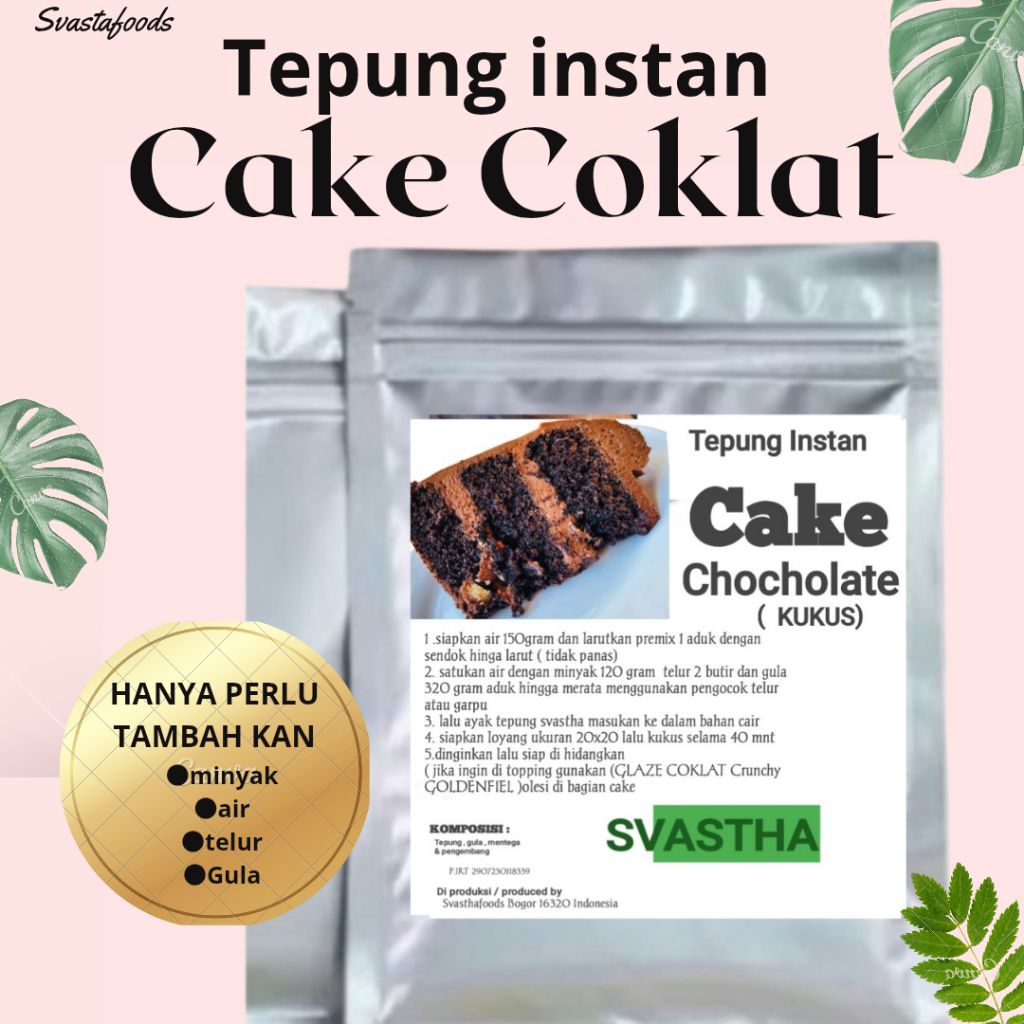 

Premix Puratos Moist Tepung Instan Cake Coklat Kukus Atau Oven Anti Ribet Sat Set