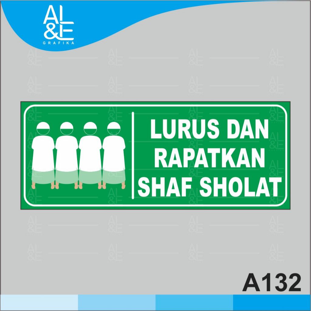 

A132 - Acrylic Sign, Stiker Akrilik Lurus dan Rapatkan Shaf, Tahan Air, Premium dan Murah