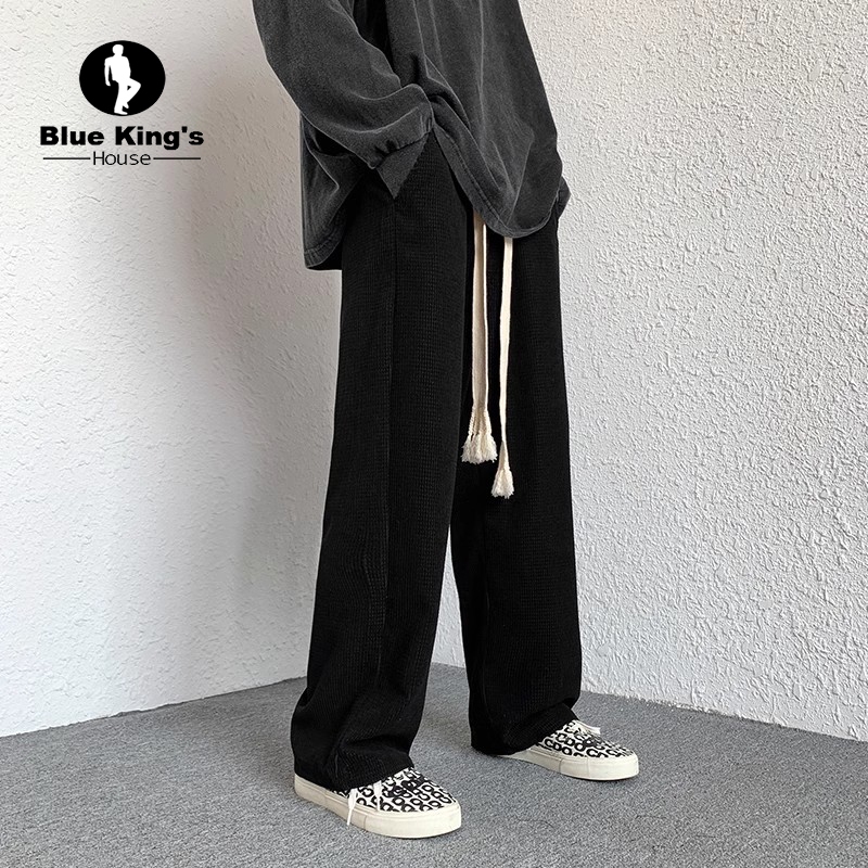 Celana Longgar Pria Celana Gaya Korea Celana Olahraga Pria Celana Kebesaran Nyaman