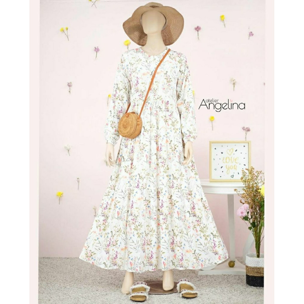 Preloved Homedress Atelier Angelina Bella Dress WILDFLOWERS