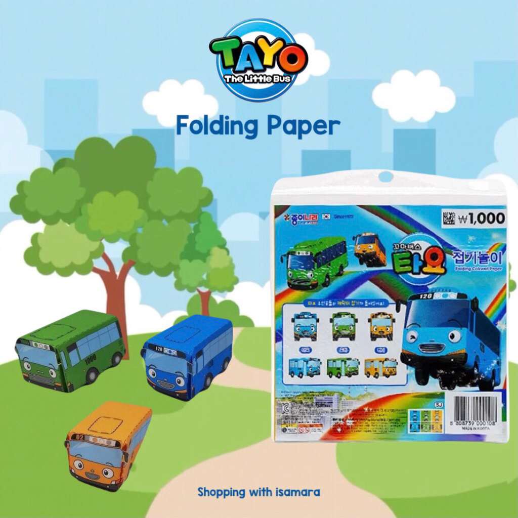 

Tayo Folding Paper / Kertas origami