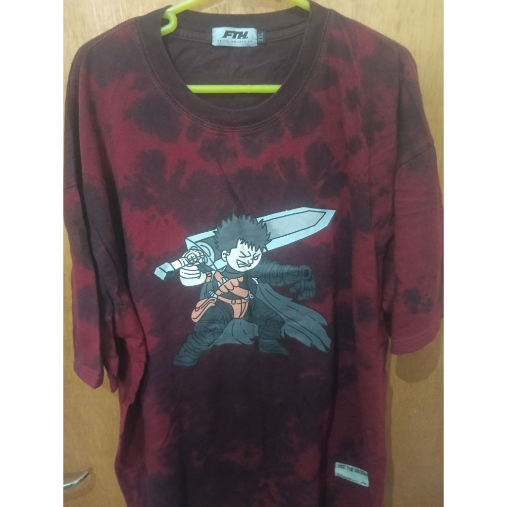 FTH tshirt Berserk Tie Dye - size XXL - kaos Faith Industries