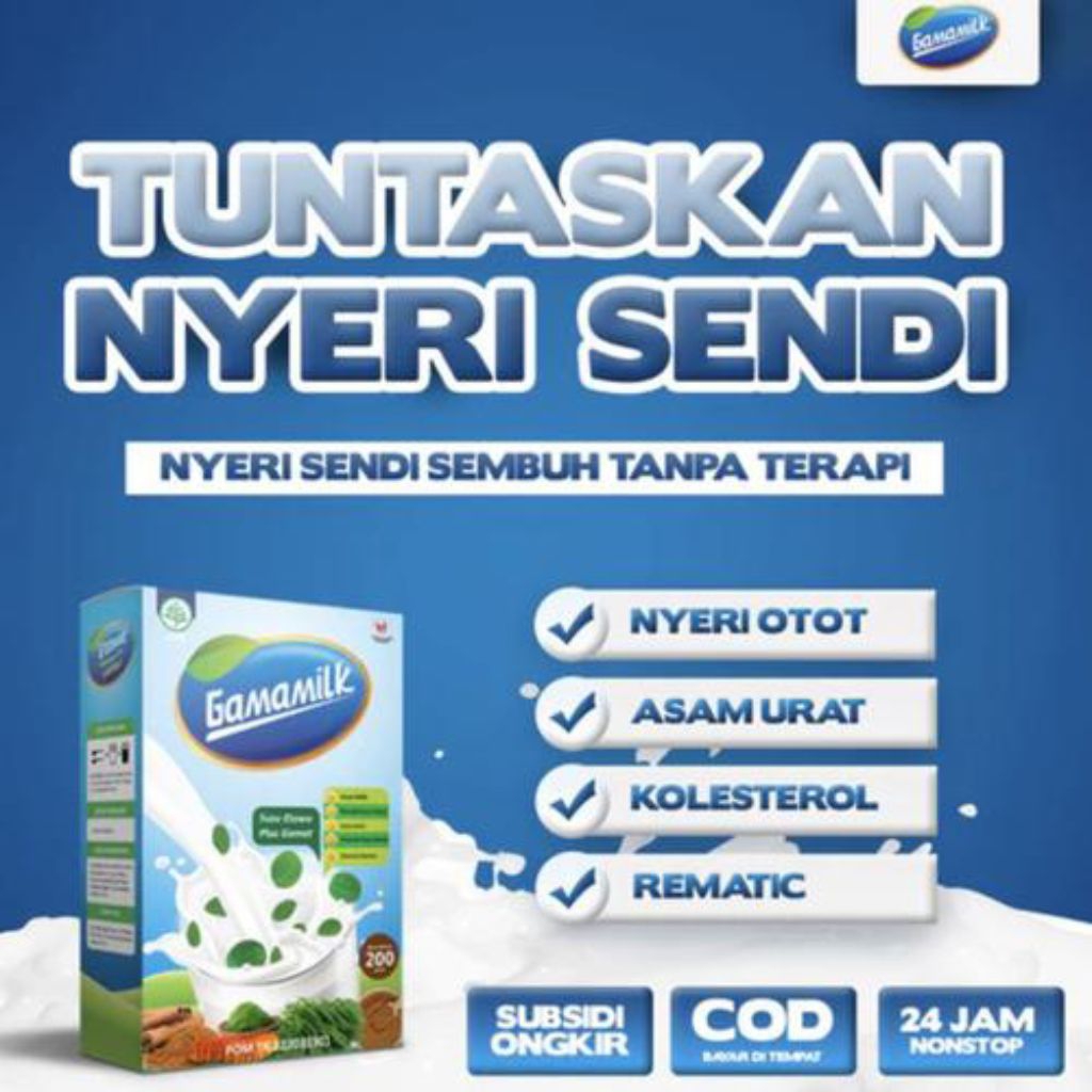 

Gamamilk Susu Etawa Atasi Nyeri Sendi dan Tulang Original