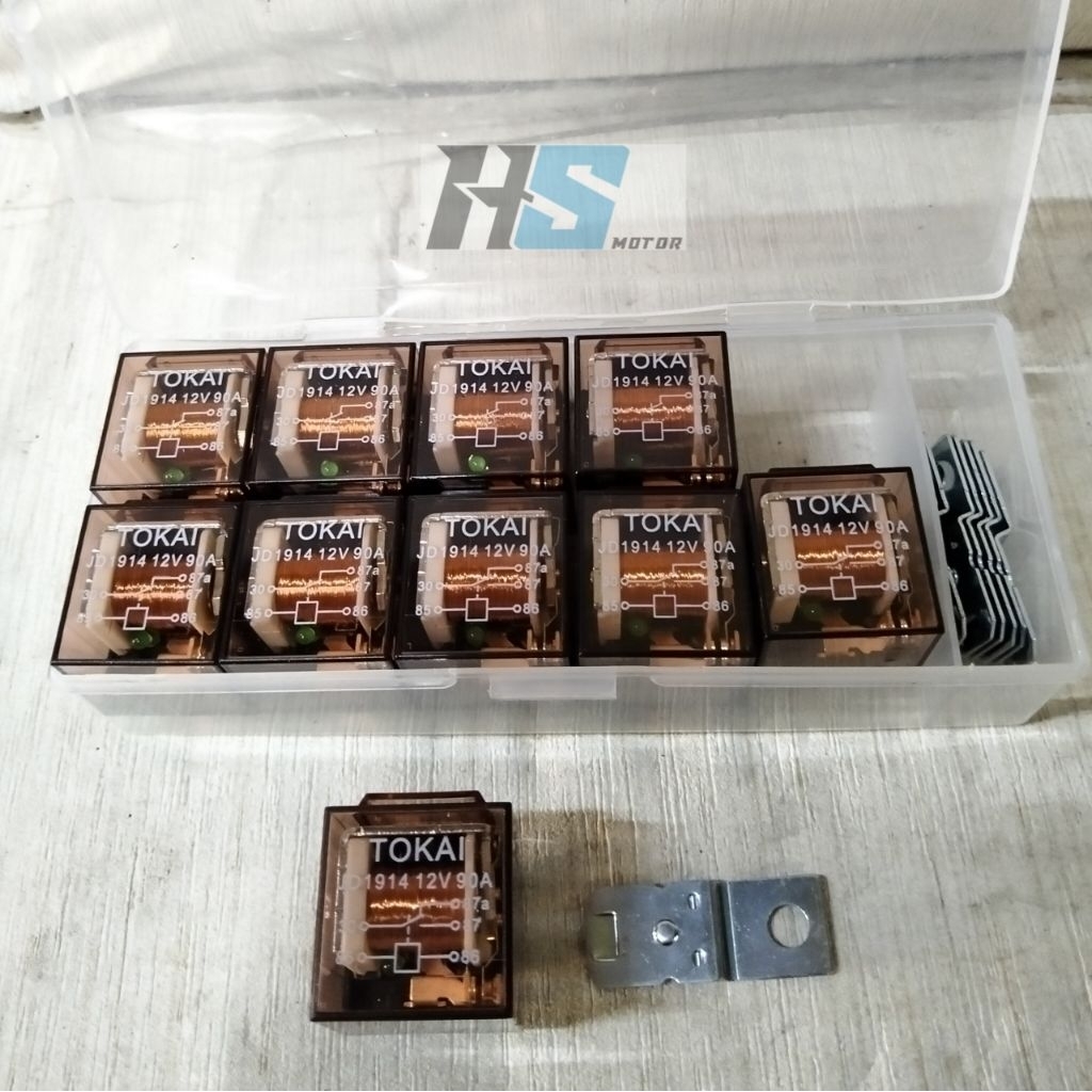 RELAY 5 KAKI 12volt 87A TOKAI