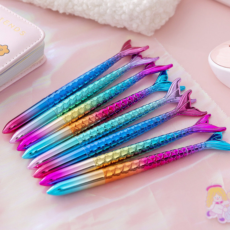 

PULPEN MERMAID WARNA PELANGI - 0.5 MM TINTA HITAM