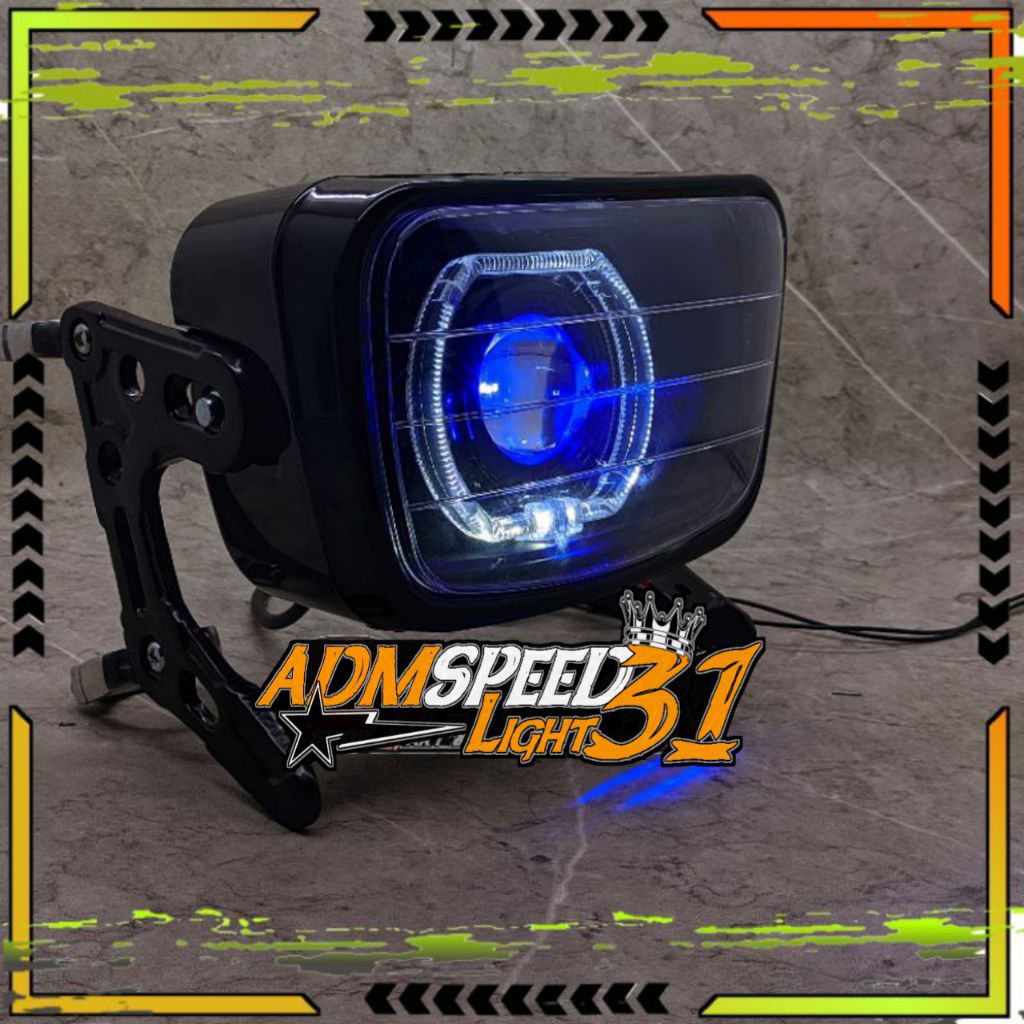 Lampu depan rx king oval new scorpio Lampu Depan Rx king Oval New Scorpio Custom biled 4,5inc set br
