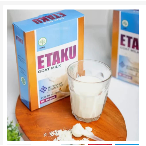 

FLASH SALE !!! Susu Kambing Etaku, Obat Asma, TBC, Paru Paru Basah, Flek Paru, Radang Paru, Dan Gangguan Pernapasan