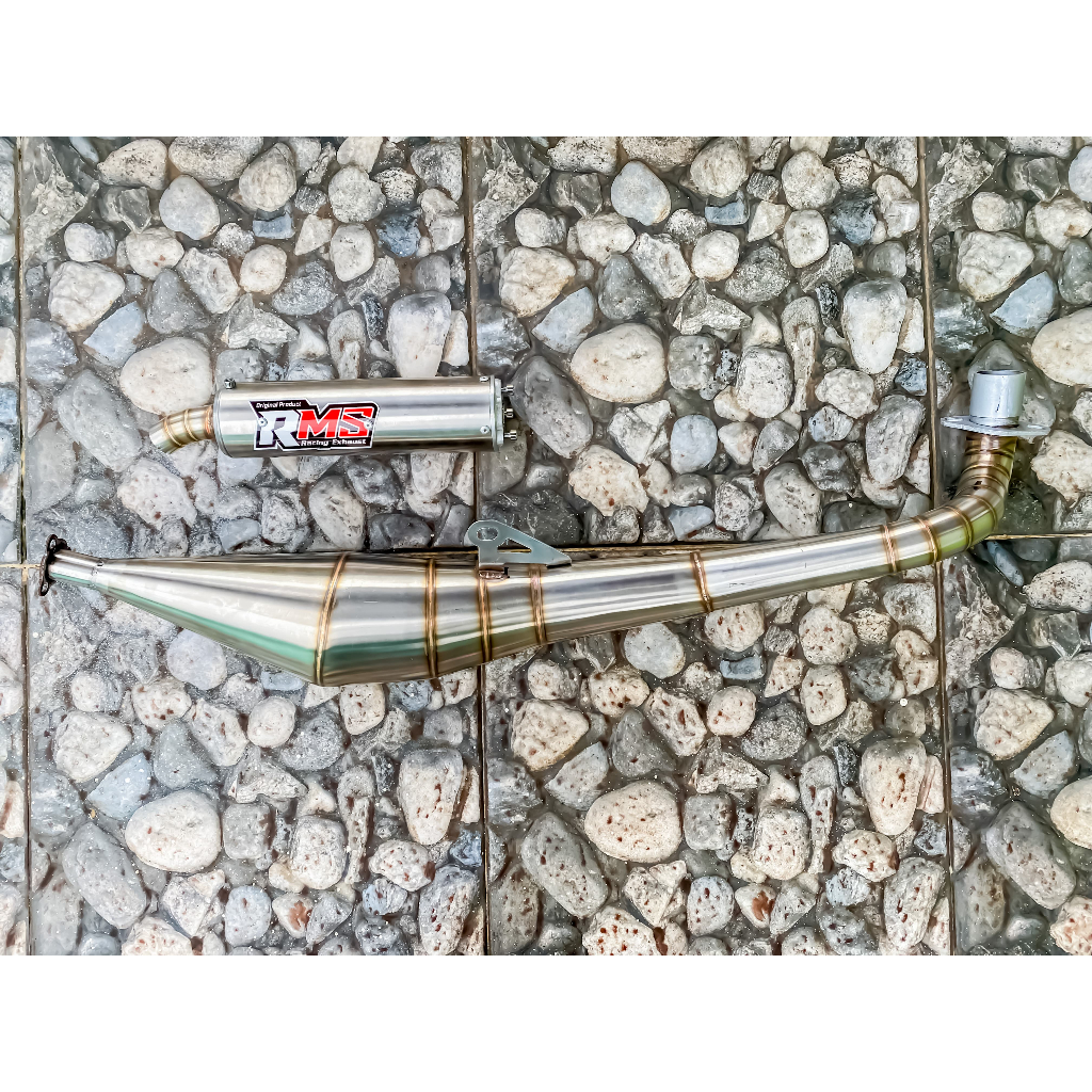 Knalpot motor suzuki crystal kristal original Kmrincing