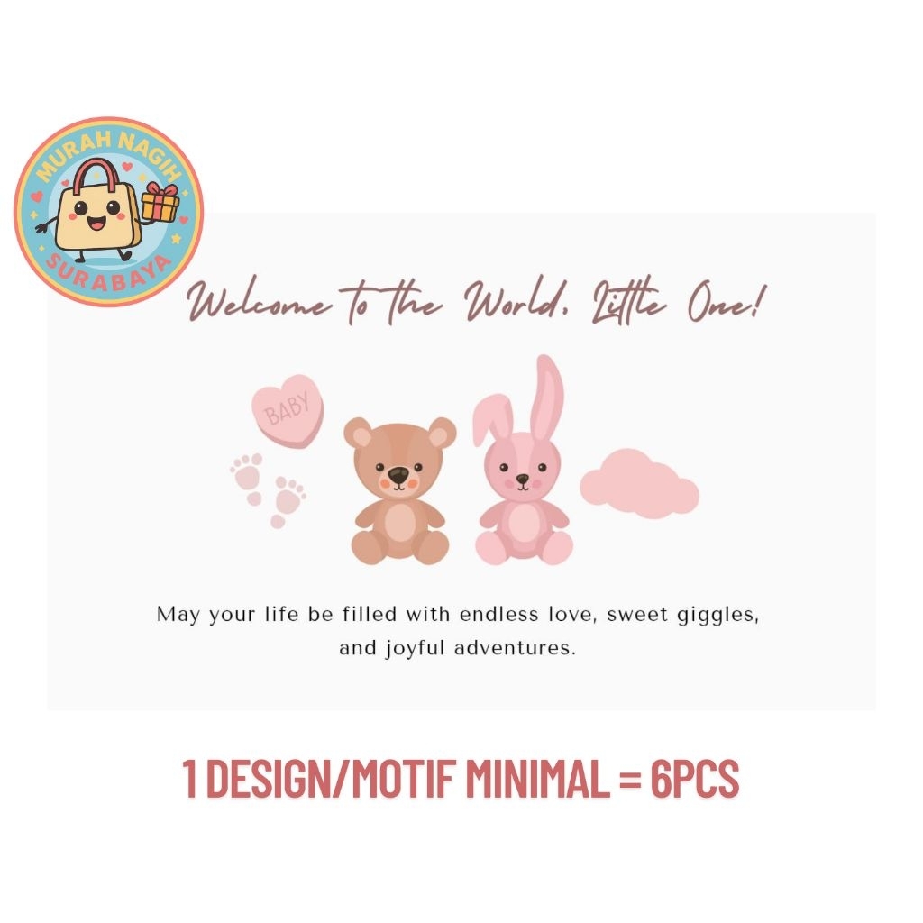 Kartu ucapan Baby Born (Greeting Card Baby Born)