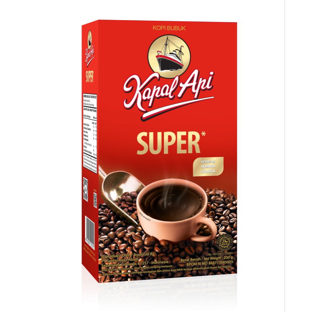 

Kapal api kopi super 200gr
