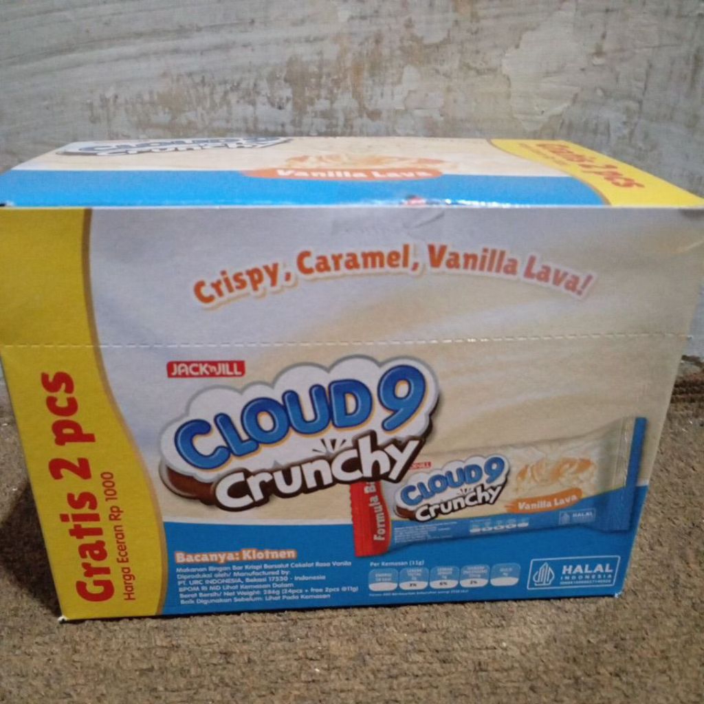 

cloud 9 crunchy 24x11 g(286gram)