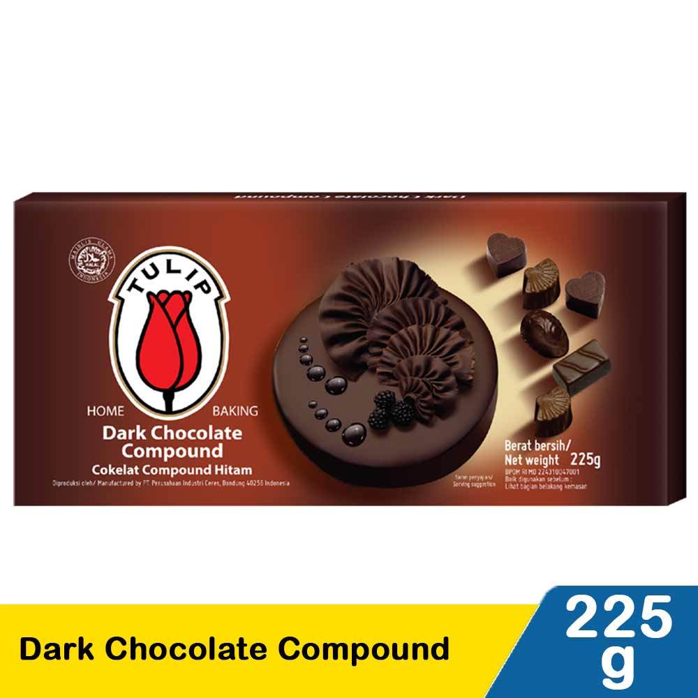 

Tulip Coklat Batang Dark / Milk Box 225gr / Tulip Dark Chocolate tulip dark chocolate compound 225g