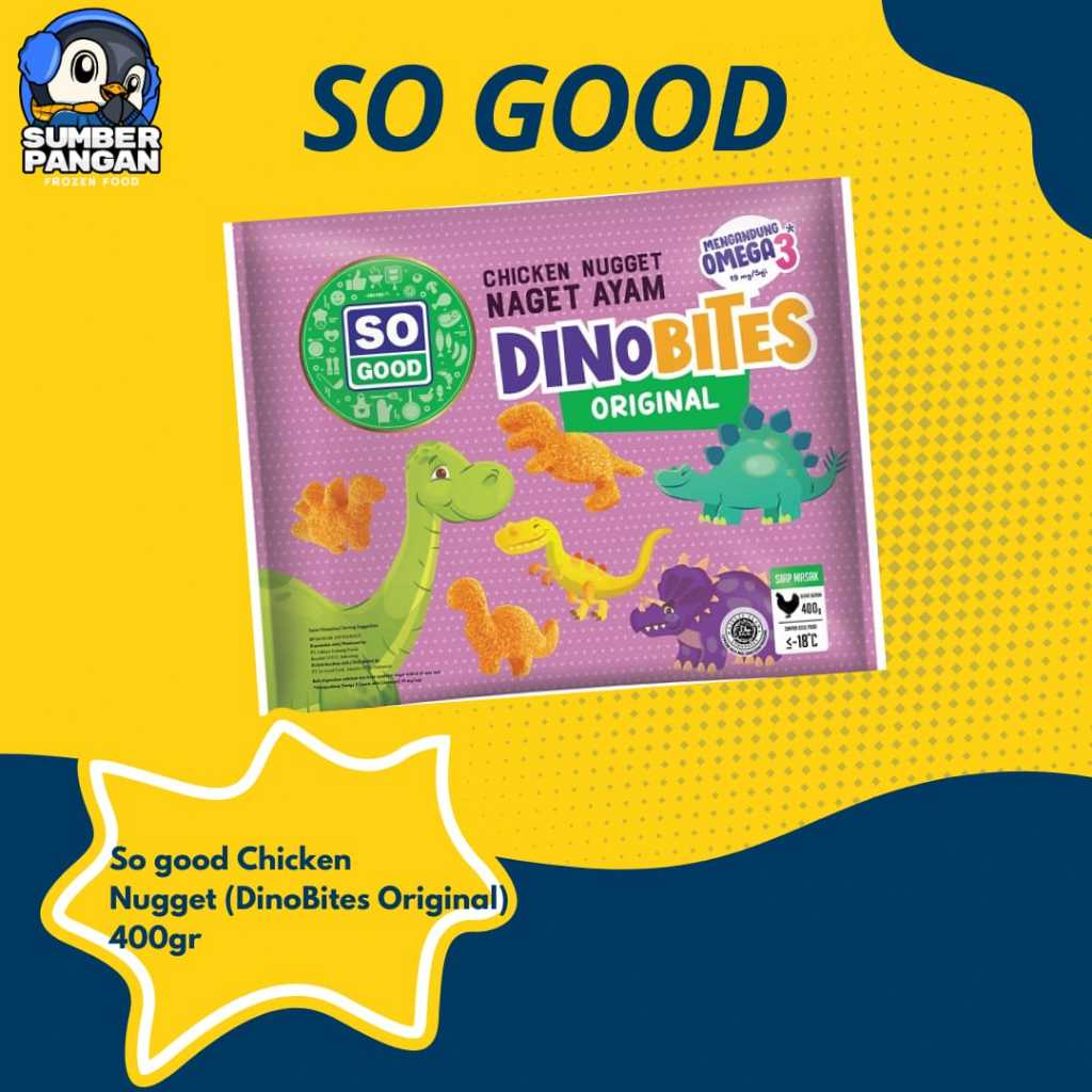 

So Good Nugget Dino 400gr
