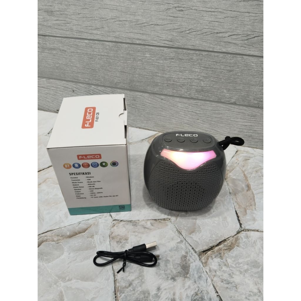 COD FLECO F-931CB Speaker Wireless Salon Aktif Mini Bluetooth Fleco Super Bass