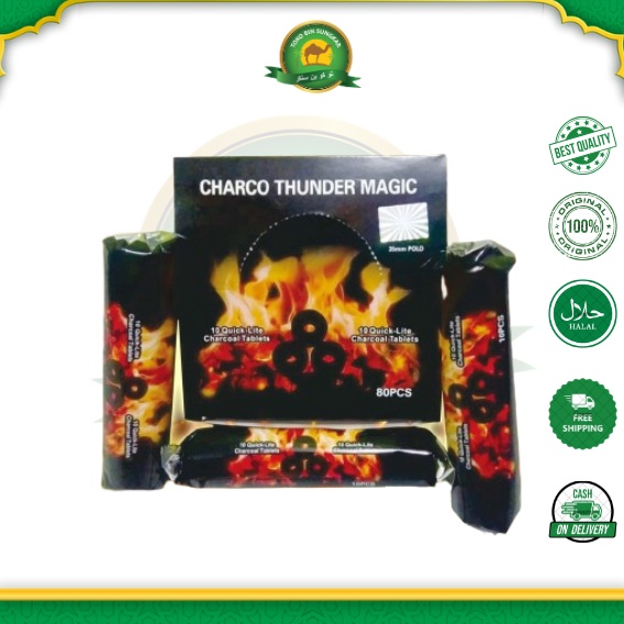 KODE O83V ARANG MAGIC BOX ARANG BRIKET KINGSTONE CHARCOAL Arang untuk Bakar Dupa Arab dan gaharu