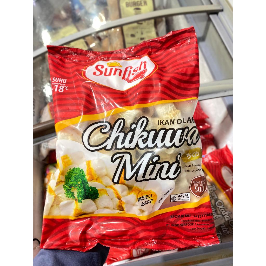 

CHIKUWA MINI 500gram / SUNFISH CHIKUWA MINI / AYU PUTRI FROZEN FOOD / TOPPING SEBLAK