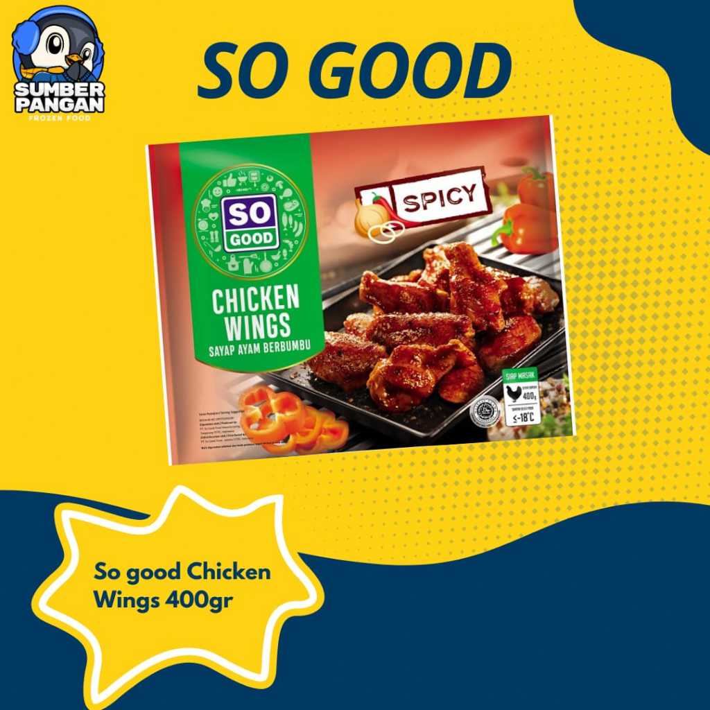 

SO GOOD Chicken Wings 400G